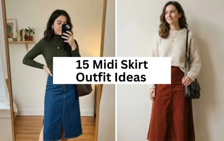 midi skirt outfit ideas
