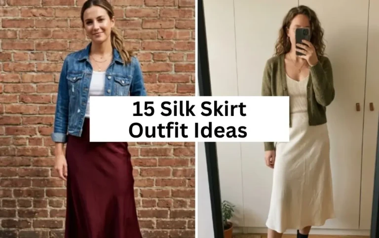 silk skirt outfit ideas