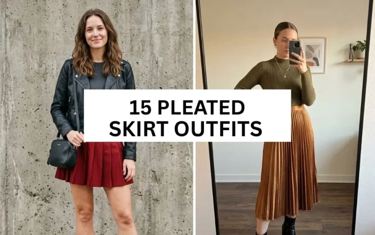 PLEATED SKIRT OUTFITS